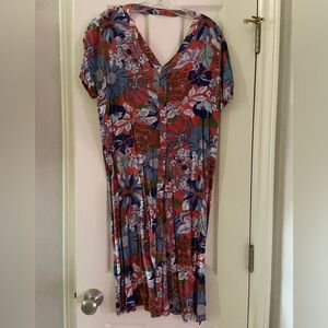 Hayden Pink Floral Blouse Size Medium